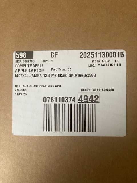 Apple laptop MC7X4LI