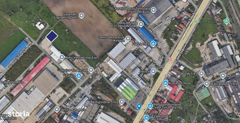COMISION 0% | 1.000 mp | POT 50% | CUT 1 | Calea Șagului Industrial