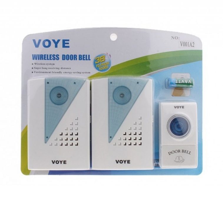 Безжичен звънец Бял