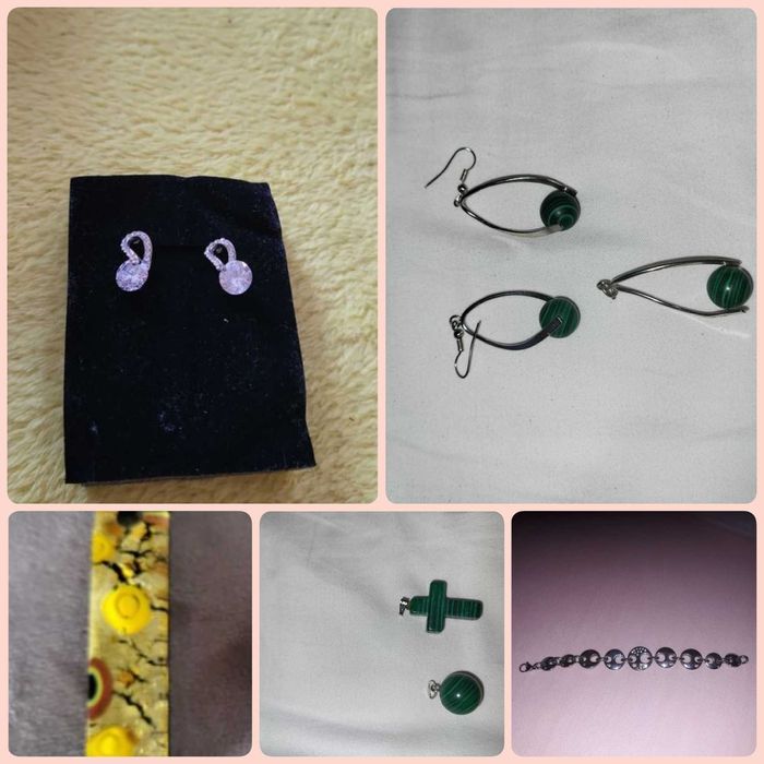 Различни бижута- обици ,колие, висулка и гривна