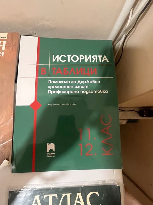 Учебни пособия за 10,11,12 клас и подготовка за ДЗИ по ИСТОРИЯ.