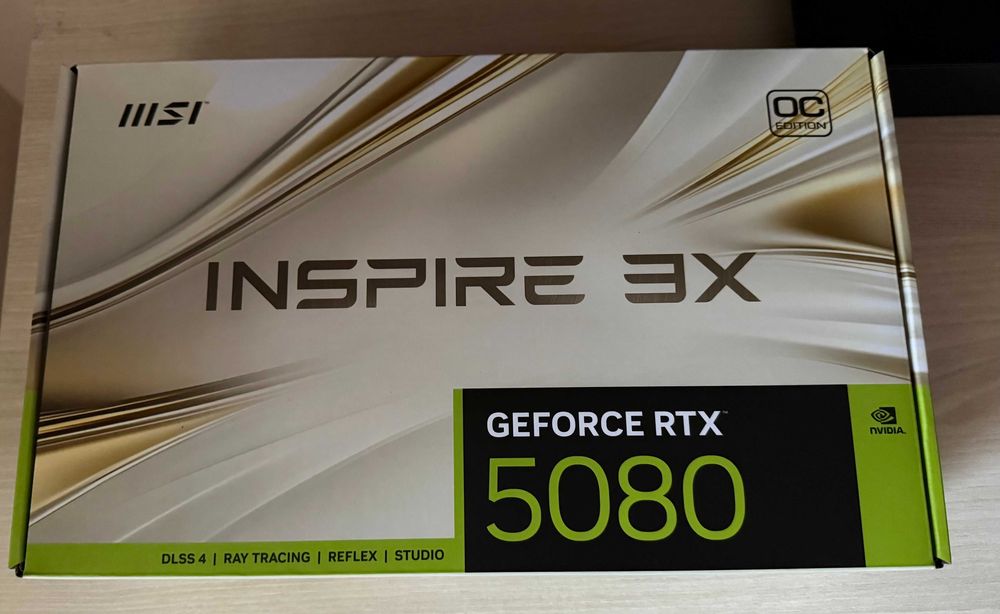 Кутия RTX 5080 16G INSPIRE 3X