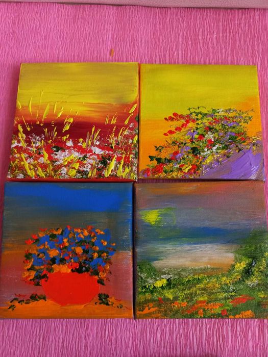 Мини картина +мини статив за общо 10лв