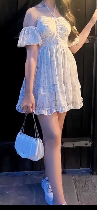 Лятна рокля на цветчета