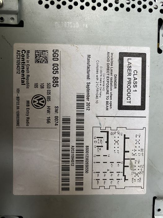 MIB2 Entry Seat Ibiza, Leon 5F