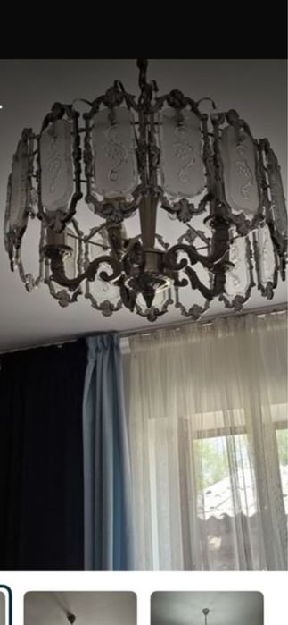 Куплю детали от советской люстры карусель,