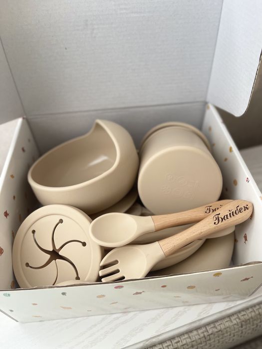 Детская силиконовая посуда