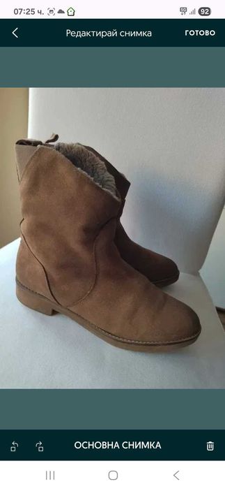 Дамски боти от ZARA, размер 37.