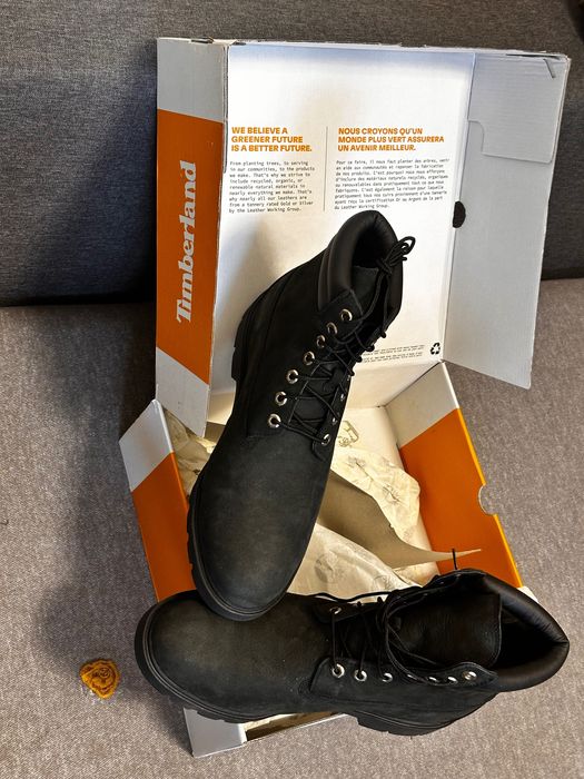 Timberland Premium Black Nubuck NOI în cutie, EU 46 - 520 RON Urgent!