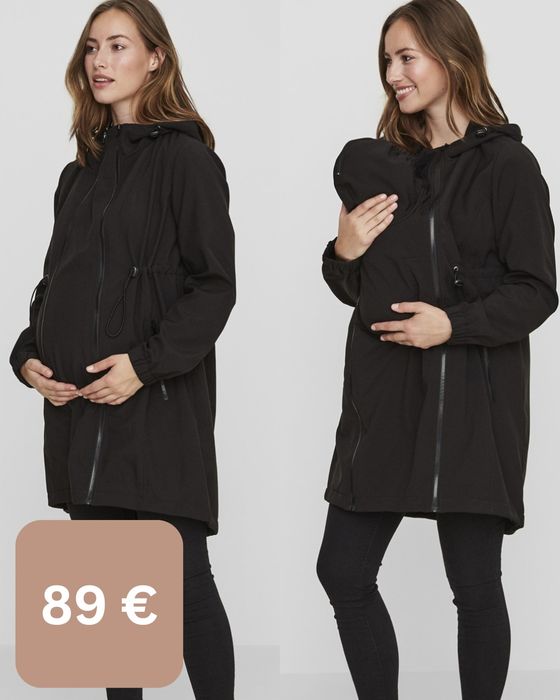 Преходни пролетно-есенни якета за бременни и бебеносене xs s m l 2xl