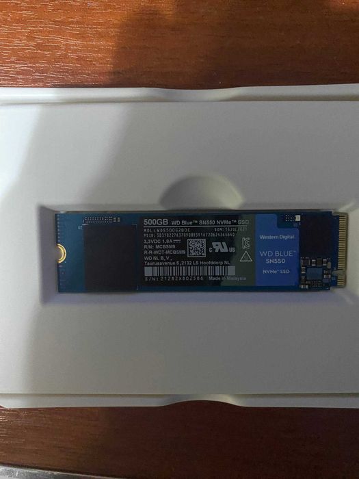 SSD nvme WD Blue SN550 500gb