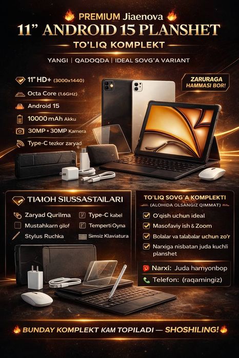 17 Pad Pro - Ai – YANGI TO‘LIQ KOMPLEKTATSA (Suniy intilekt) (Optom)