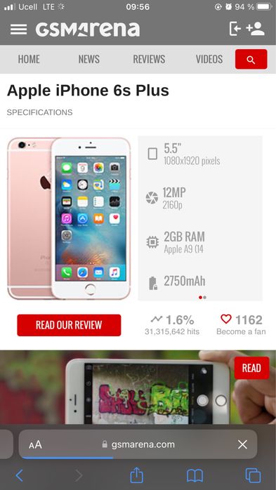 Iphone 6s plus