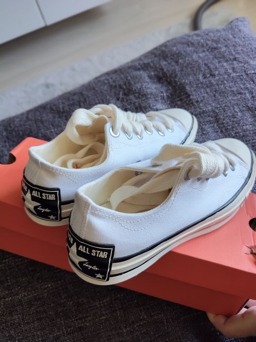 Converse Chuck 70 ox tenesi albi panza mărimea 41.5 noi originali