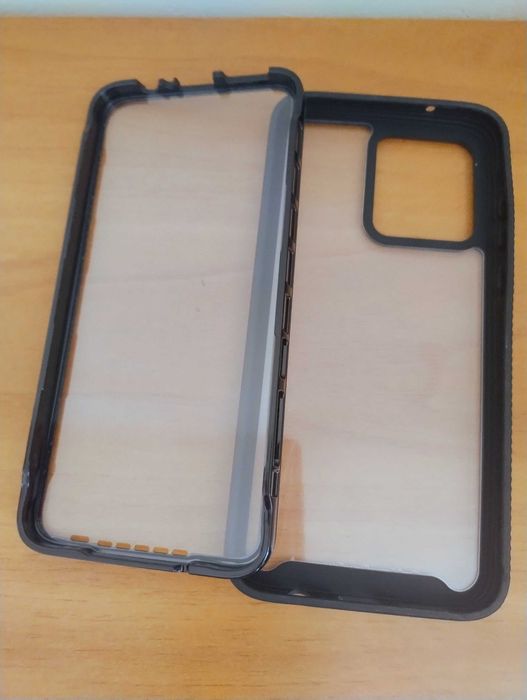 Husă tip carcasa 360 gr. pentru Motorola Moto G84, neagră