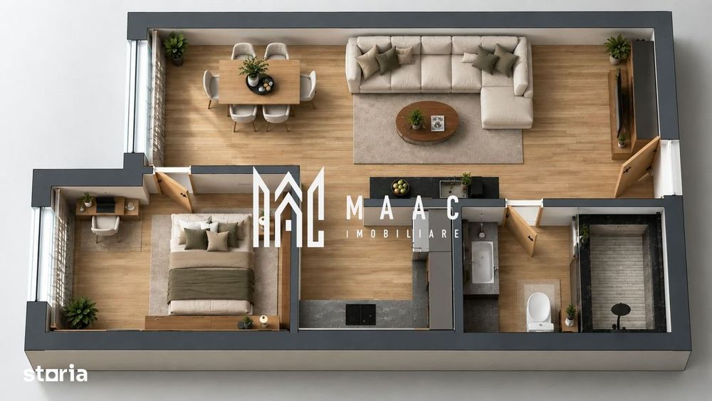 Apartament 2 Camere I Calea Surii Mici