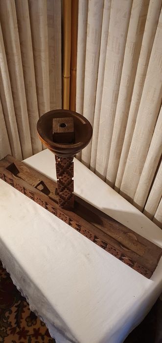 Vând candelabru rustic