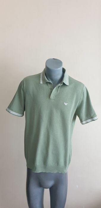 Emporio Armani Cotton Knit Mens Size 50 / L ОРИГИНАЛ! Мъжка Тениска!