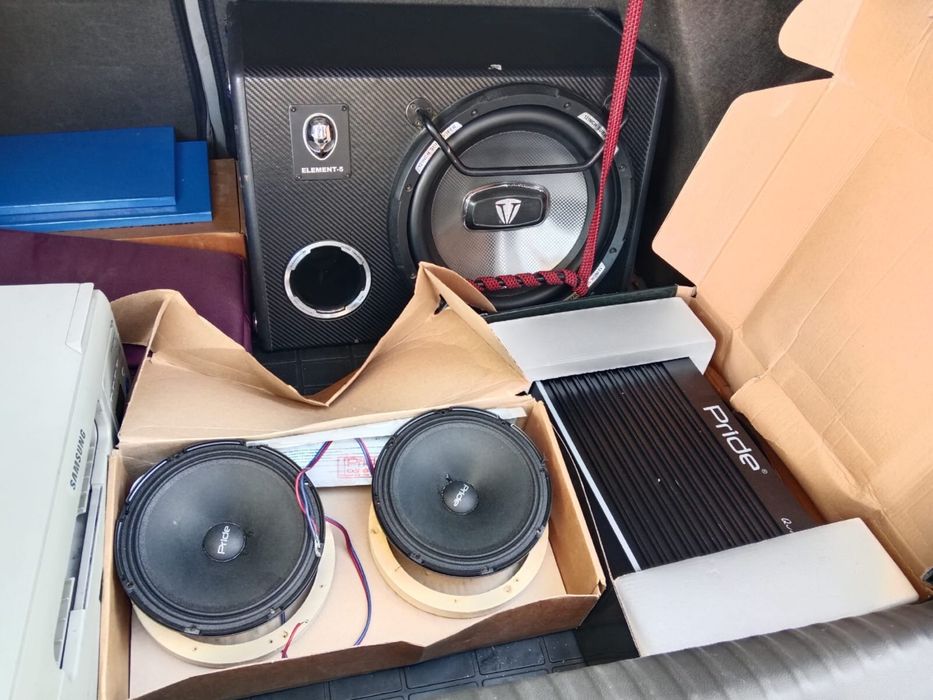 Pride SOLO 150 4-шт есть, усилитель 550w