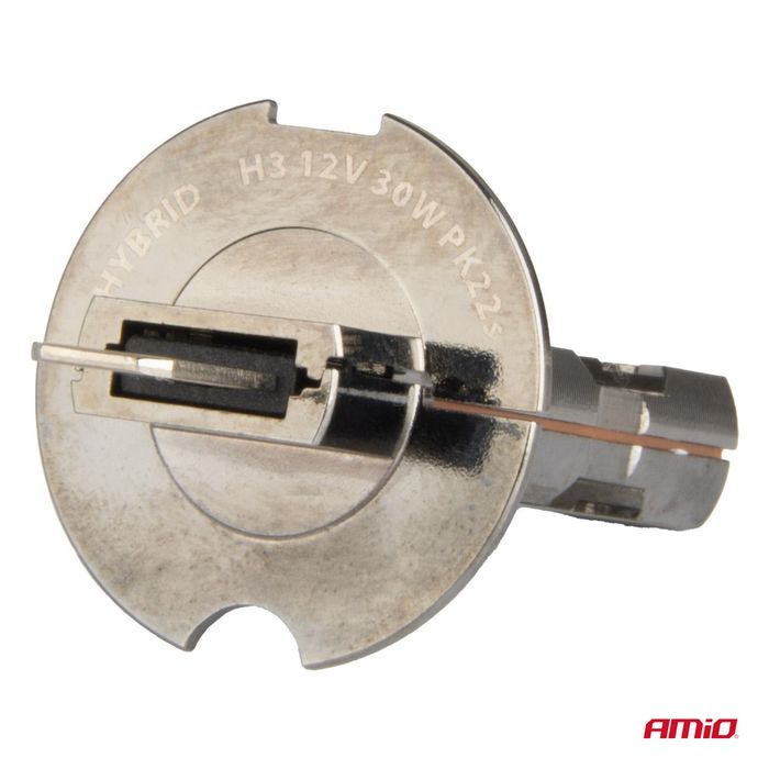 Led автомобилни крушки hybrid серия h3 6000k canbus 60w amio-04113