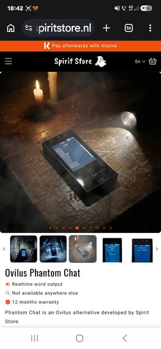 Ovulus Phantom Chat Ghost Hunting , aparat nou, sigilat și nefolosit