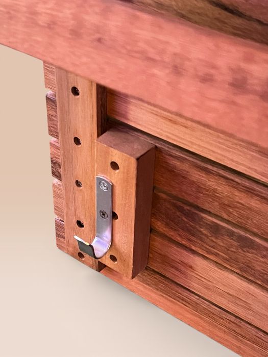 Дървена сгъваема градинска маса