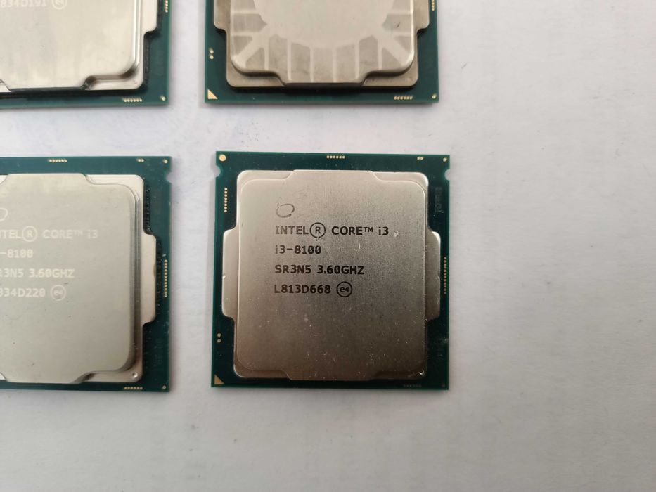 Процессоры Intel Core i3-8100  (3.6 GHz,  LGA1151-2).