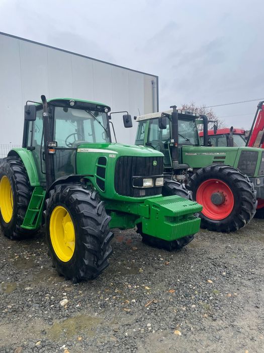 John Deere 6630, Fendt Favorit 822, Fiat 1380, Landini 6500.