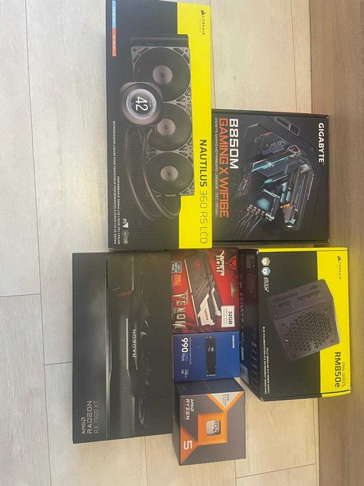 PC Gaming Premium nou-Ryzen 5 7500X3D+Rx7900XT+32gb ddr5+990pro 1tb