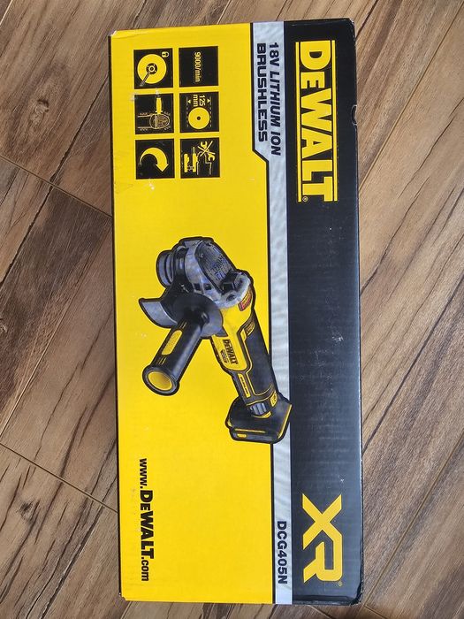 Polizor unghiular (Flex) DeWALT DCG405N 18V XR Brushless - Nou