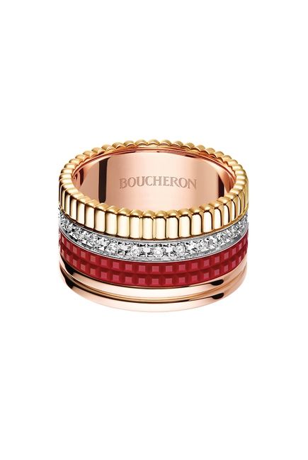 Позлатени пръстени по модел “Boucheron” 750/18K