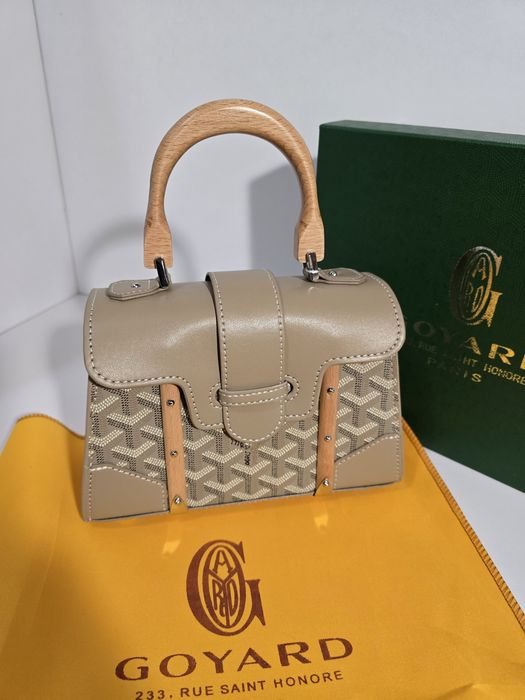 Налична чанта Goyard Saigon Бежов