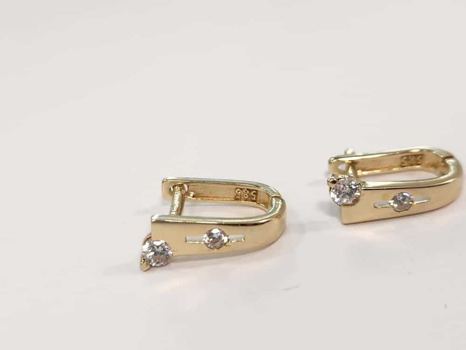Cercei aur, 14k, 2.18g (b 67451.1 Ag2 Tudor1)