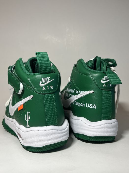 Nike x Off-White AF1 Mid Pine green