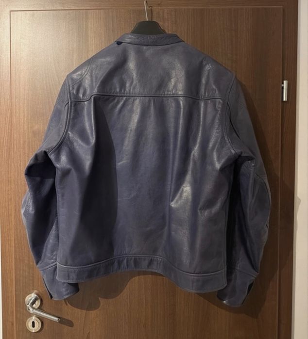 geaca moto piele naturală + protecții