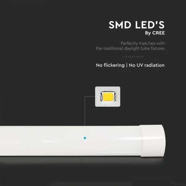 LED Осветително тяло V-tac 40W 116.6см CREE Диоди 6г гаранция