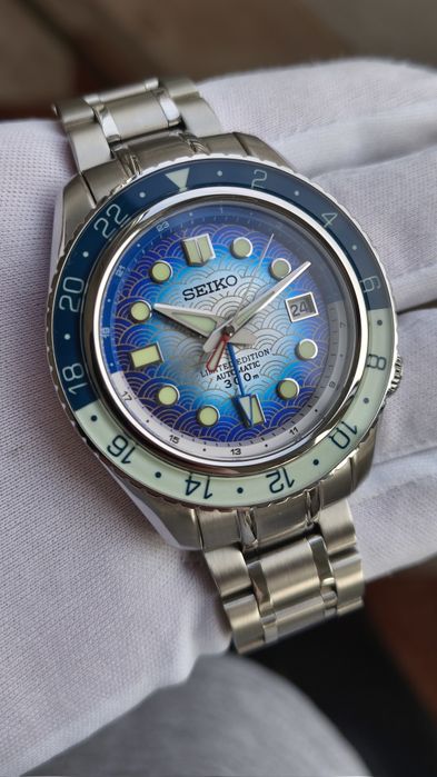 Ceas automatic Seiko GMT în stil GS