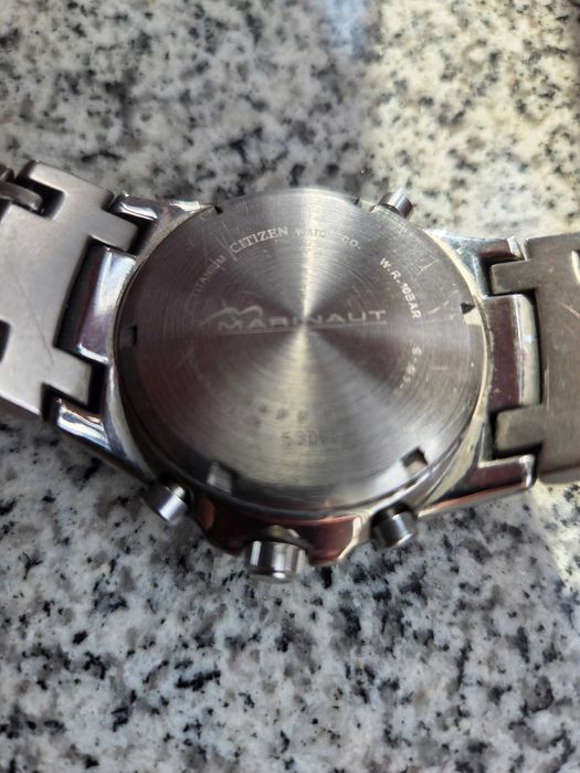 Ceas de mana barbati Citizen AN2250-54E Super Titanium Black 40 mm, Sapphire crystal, 10ATM