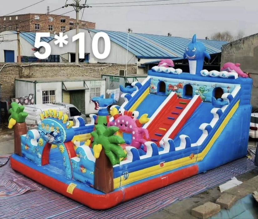 Батут надувной новый