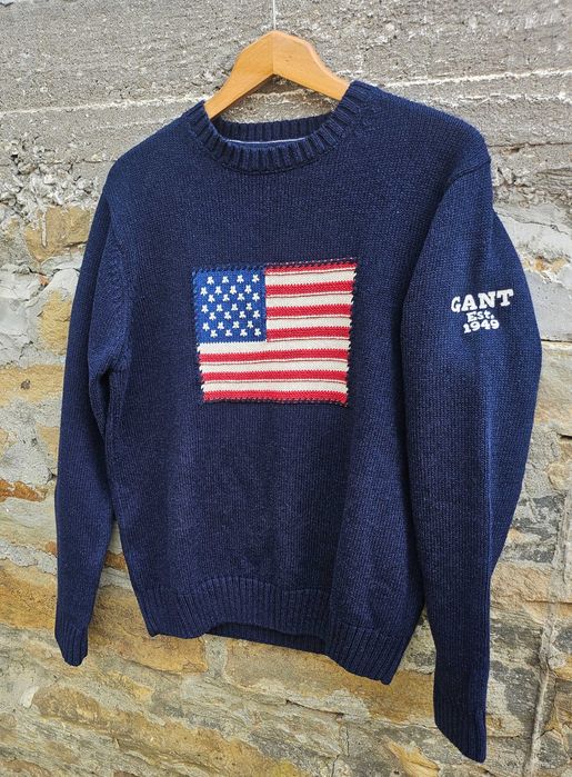Gant пуловер с американското знаме мъжки М