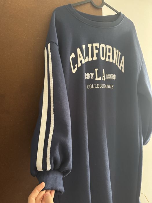 Дълга рокля тип суитчър спортна