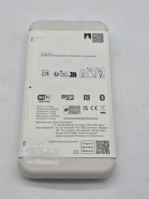 Sony Xperia 10 VII, 8gb ram, 128gb, White, SIGILAT
