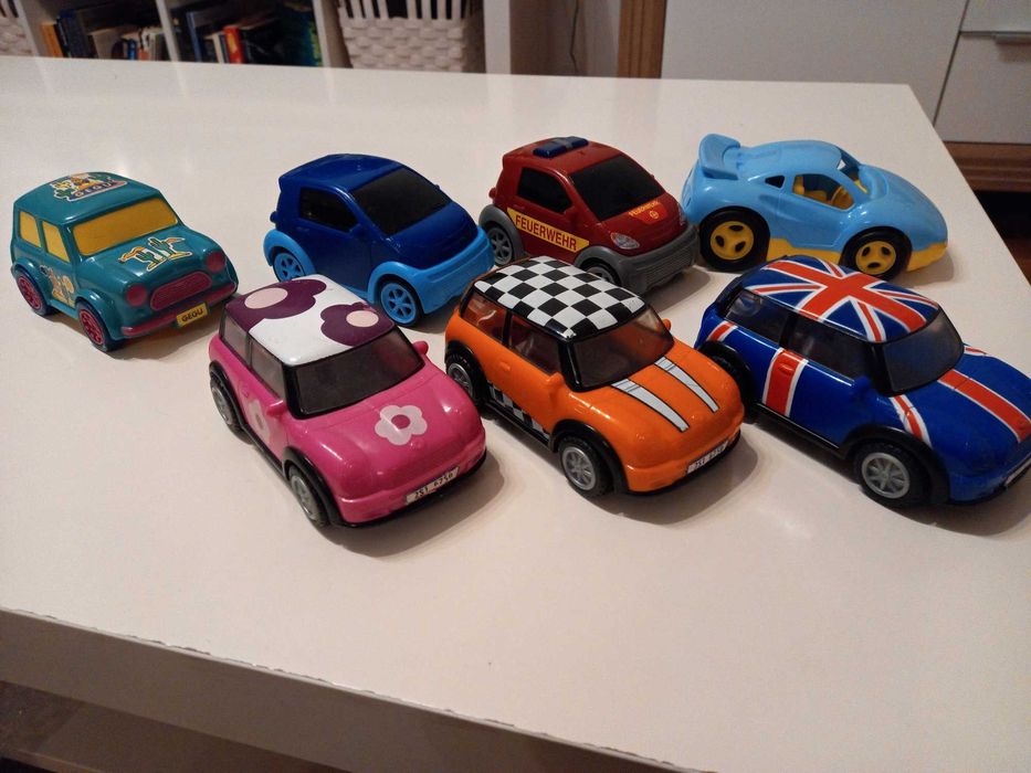 Стари играчки Tonka и Bison, пластмасови интересни колички