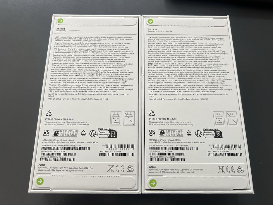 Продавам Apple iPhone 15 128GB-НОВ