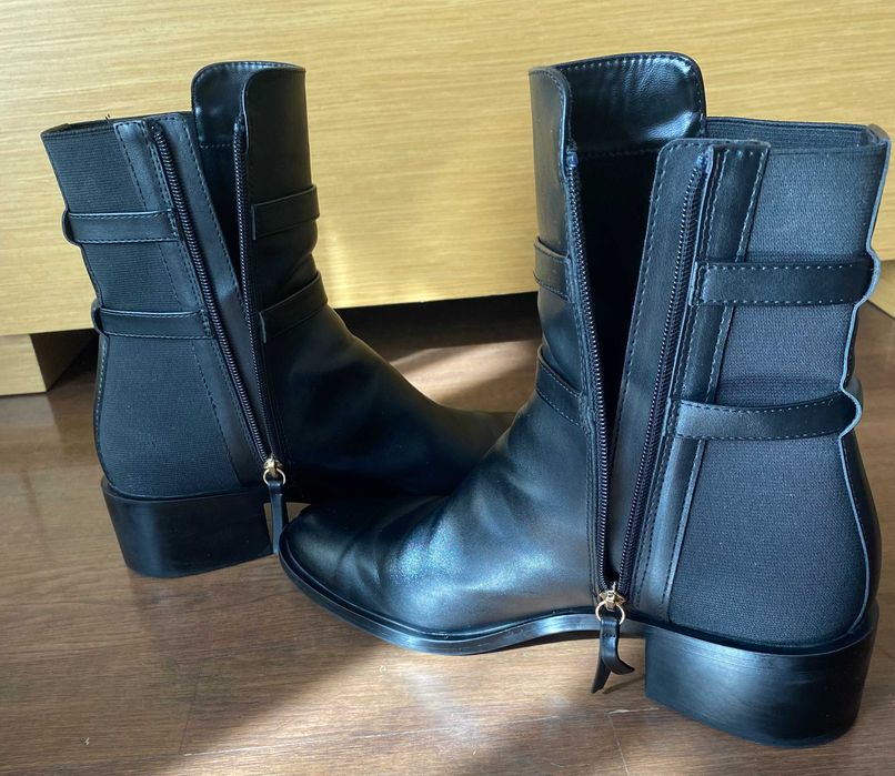 Боти "ZARA"-естествена кожа