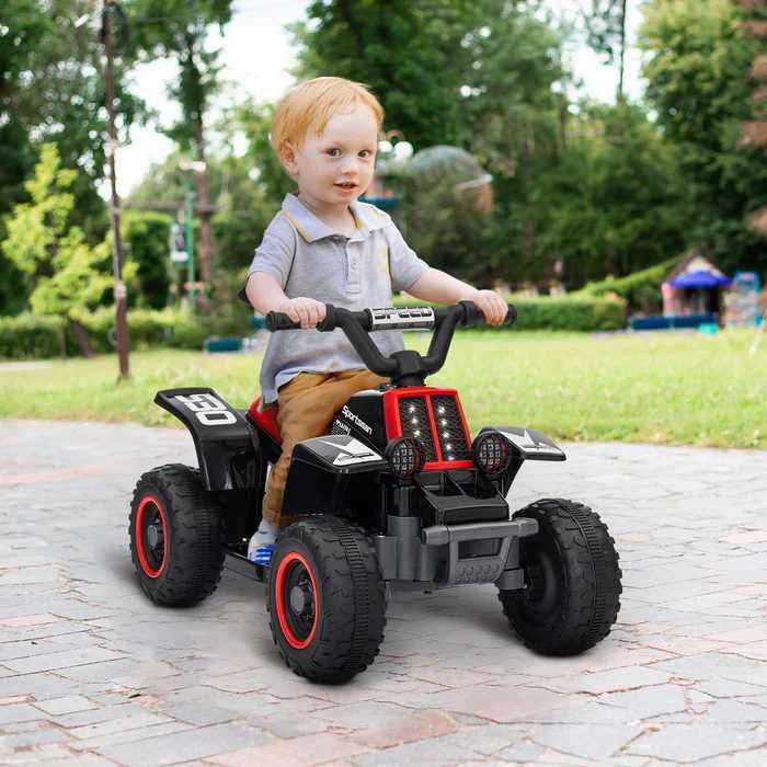 ATV electric pentru copii Kinderauto CUBA 35W 6V, telecomanda Black