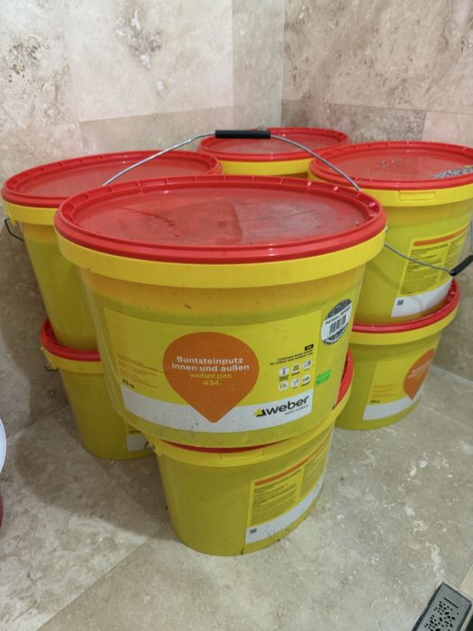 Tencuiala Decorativa Mozaic Pentru Soclu WEBER 25 de kg