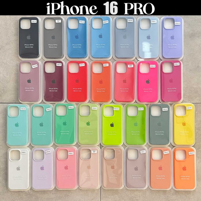 Силиконов Кейс Apple Case iPhone 17 Pro Max 16 Pro Max 15 Pro 14 13 12