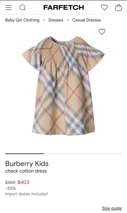 Burberry Rochita Fetita + 9 luni