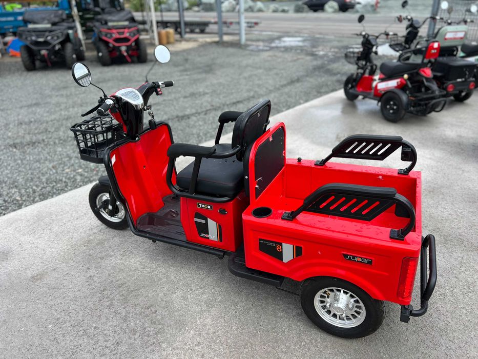 Triciclu electric SXLONG2 nou tuk tuk tricicleta electrica